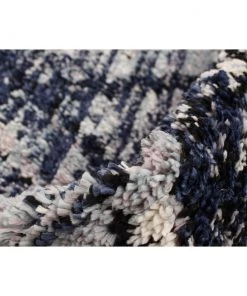 Ecarpetgallery Abstract Blue Grey Moroccan Soft Rug