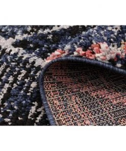 Ecarpetgallery Abstract Blue Grey Moroccan Soft Rug