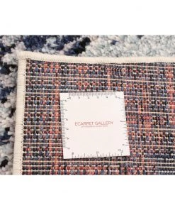 Ecarpetgallery Abstract Blue Grey Moroccan Soft Rug