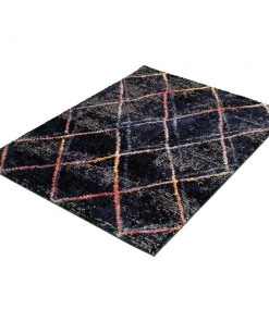 Ecarpetgallery Abstract Blue Grey Moroccan Soft Rug