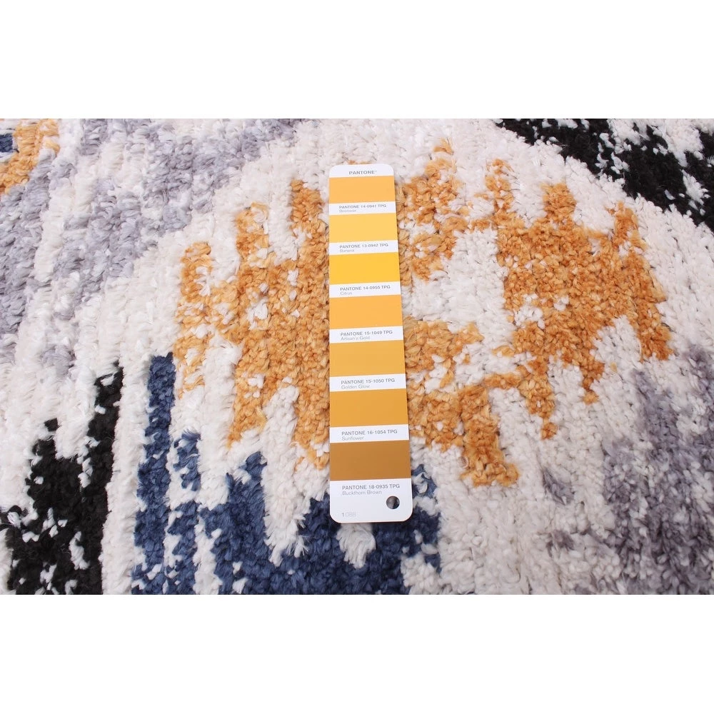 Ecarpetgallery All Area Rugs And Runners White Multi Damask Kashkuli Modern & Contemporary Soft Rug 6 Ecarpetgallery All Area Rugs And Runners White Multi Damask Kashkuli Modern & Contemporary Soft Rug