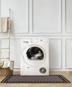 Ecarpetgallery Chocolate Bordered Indoor/ Outdoor Rug All Area Rugs And Runners