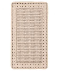 Ecarpetgallery Chocolate Bordered Indoor/ Outdoor Rug All Area Rugs And Runners