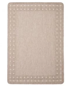 Ecarpetgallery Chocolate Bordered Indoor/ Outdoor Rug All Area Rugs And Runners