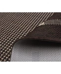 Ecarpetgallery Chocolate Bordered Indoor/ Outdoor Rug All Area Rugs And Runners