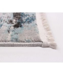 Ecarpetgallery Abstract Modern Blue Multi Contemporary Soft Rug All Area Rugs And Runners