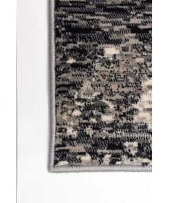 Ecarpetgallery Navy Modern Contemporary Soft Rug