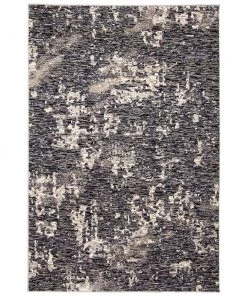 Ecarpetgallery Navy Modern Contemporary Soft Rug