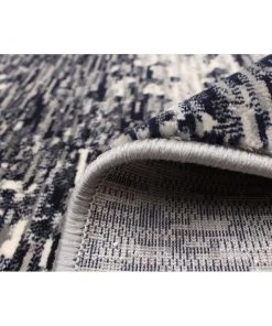 Ecarpetgallery Navy Modern Contemporary Soft Rug