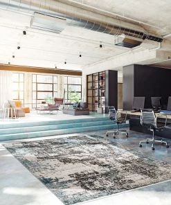 Ecarpetgallery All Area Rugs And Runners Modern Contemporary Soft Rug Blue