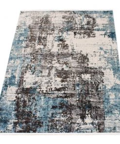 Ecarpetgallery Blue Modern Contemporary Soft Rug