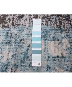 Ecarpetgallery Blue Modern Contemporary Soft Rug