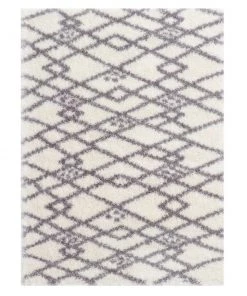 Ecarpetgallery Modern/ Geometric Rugs Moroccan Cream Touch Casual Shag