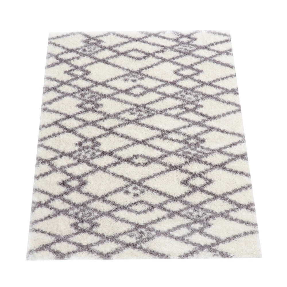 Ecarpetgallery Modern/ Geometric Rugs Moroccan Cream Touch Casual Shag 3 Ecarpetgallery Modern/ Geometric Rugs Moroccan Cream Touch Casual Shag