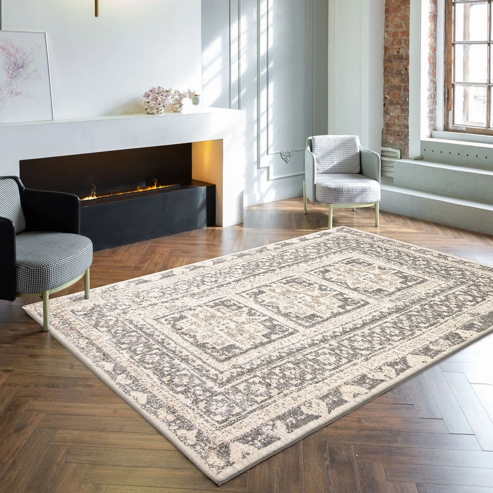 Ecarpetgallery Cream Tribal Casual Soft Rug All Area Rugs And Runners 3 Ecarpetgallery Cream Tribal Casual Soft Rug All Area Rugs And Runners