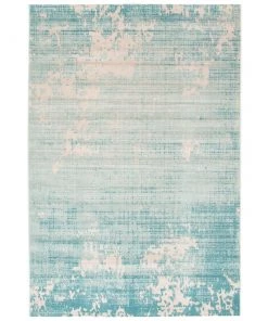 Ecarpetgallery All Area Rugs And Runners Abstract Teal Blue Modern Contemporary Soft Rug