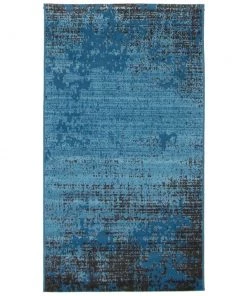 Ecarpetgallery Teal Blue Leela Modern & Contemporary Soft Rug All Area Rugs And Runners