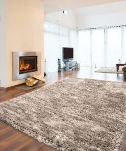 Ecarpetgallery Yeti Modern Grey Soft Area Rug Shag All Area Rugs And Runners