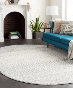 Nurzhan Southwestern Distressed Geometric Ivory Gray Area Rug All Area Rugs And Runners