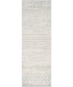 Nurzhan Southwestern Distressed Geometric Ivory Gray Area Rug All Area Rugs And Runners