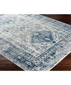 Evry Distressed Persian Pattern Sky Blue Light Gray Soft Area Rug All Area Rugs And Runners