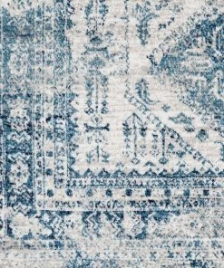 Evry Distressed Persian Pattern Sky Blue Light Gray Soft Area Rug All Area Rugs And Runners
