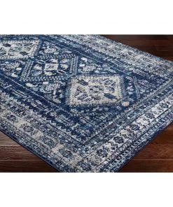 Evry Distressed Persian Pattern Navy Blue Gray Soft Area Rug All Area Rugs And Runners