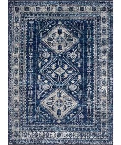 Evry Distressed Persian Pattern Navy Blue Gray Soft Area Rug All Area Rugs And Runners