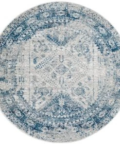 Evry Distressed Persian Pattern Sky Blue Light Gray Soft Area Rug All Area Rugs And Runners