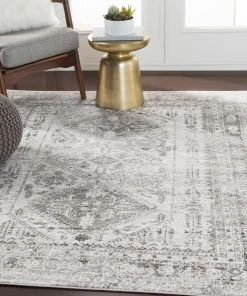 Evry All Area Rugs And Runners Oriental Charcoal Light Gray White Area Rug