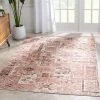 Well Woven All Area Rugs And Runners Global Vintage Patchwork Pattern Blush Pink Area Rug