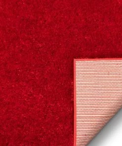 WW Liza Red Plush Shag Rug