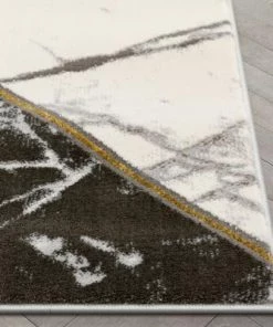 Well Woven Geometric Marble Pattern Grey Glam Soft Area Rug All Area Rugs And Runners