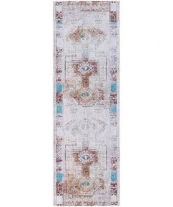 Artistic Weavers Distressed Aztec Printed Machine Washable Area Soft Rug