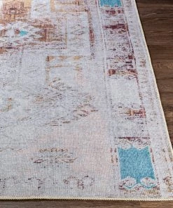 Artistic Weavers Distressed Aztec Printed Machine Washable Area Soft Rug