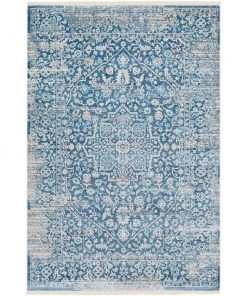 Gracewood Hollow All Area Rugs And Runners Daninos Vintage Persian Traditional Blue Soft Area Rug