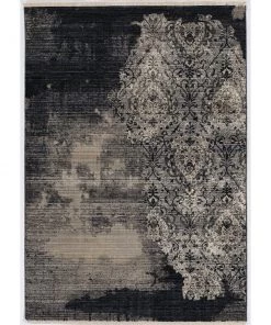 Gracewood Hollow Renza Black Beige Distressed Damask Soft Area Rug All Area Rugs And Runners