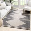 Well Woven Tribal Diamond Medallion Pattern Grey Looped Pile Area Rug All Area Rugs And Runners