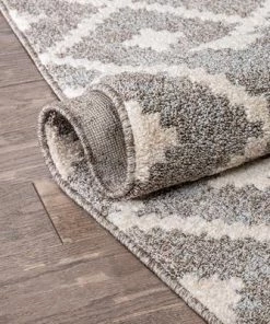 Well Woven Moroccan Lattice Trellis Ivory Looped Pile Soft Area Rug All Area Rugs And Runners