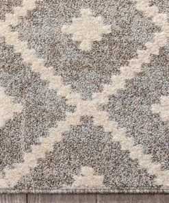 Well Woven Moroccan Lattice Trellis Ivory Looped Pile Soft Area Rug All Area Rugs And Runners