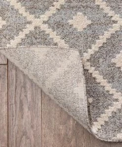 Well Woven Moroccan Lattice Trellis Ivory Looped Pile Soft Area Rug All Area Rugs And Runners