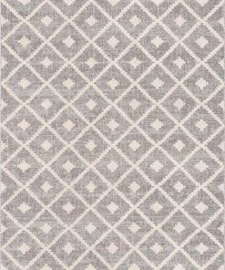 Well Woven Moroccan Lattice Trellis Ivory Looped Pile Soft Area Rug All Area Rugs And Runners