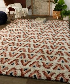 Hadley All Area Rugs And Runners Geometric Moroccan Shag Berber Soft Area Rug