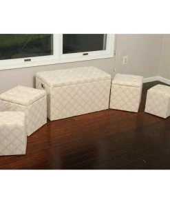 Modern Rugs And Decor 5 Piece Cloth Tufted Storage Ottoman 32 Modern Rugs And Decor 5 Piece Cloth Tufted Storage Ottoman