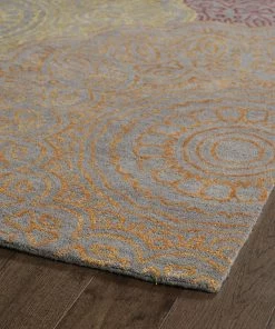 Bombay DIVINE COLLECTION Floral Fire Soft Area Rug All Area Rugs And Runners