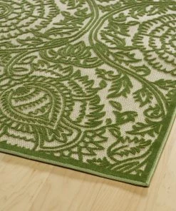 Bombay All Area Rugs And Runners Paisley Floral Indoor/ Outdoor Area Rug - Blue, Green, Red 11 Bombay All Area Rugs And Runners Paisley Floral Indoor/ Outdoor Area Rug - Blue, Green, Red