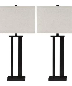 Modern Rugs And Decor Home Décor Metal 30 Inch Table Lamp Set (Set Of 2)