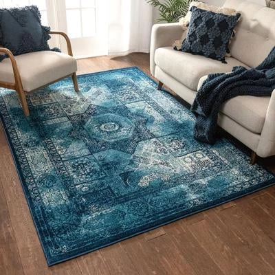 Well Woven All Area Rugs And Runners Blue Traditional Vintage Soft Area Rug 1 Well Woven All Area Rugs And Runners Blue Traditional Vintage Soft Area Rug