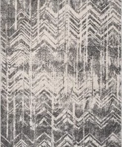 Well Woven All Area Rugs And Runners Julie Distressed Chevron Stripes Grey Soft Area Rug