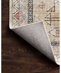 Modern Rugs And Decor Leanne Aztec Distressed Printed Area Rug - Gold/Blush All Area Rugs And Runners